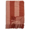 Wohndecke Frello Tagesdecke aus recycelter Baumwolle in Orange, Bloomi...