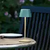 LOOM DESIGN LED-Akku-Tischleuchte Modi Micro, IP65, grün