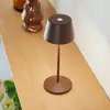 LOOM DESIGN LED-Akku-Tischleuchte Modi Micro, IP65, corten