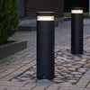 LOOM DESIGN LED-Wegeleuchte Baldur, schwarz, Höhe 60 cm, Alu