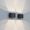 LOOM DESIGN Ask LED-Außenwandlampe up/down schwarz