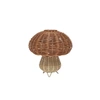 Mini Rattan Nachtlicht OYOY Living Design 15x15x15 cm