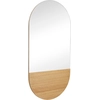 Ovaler Wandspiegel Hubsch Interior Crescent 50x100 cm