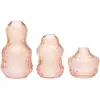 Vase Hubsch Interior Fuyu (x3) ø 11x20 cm / ø 10x15 cm / ø 11x10 cm