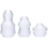 Vase Hubsch Interior Fuyu(x3) ø 11x20 cm / ø 10x15 cm/ ø 11x10 cm