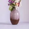 HÜBSCH Vase Posy, Glas, rotbraun/altrosa, Höhe 37 cm