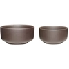 Schalen Hubsch Interior Clay (x2) 11x6/15x8 cm