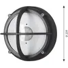 Louis Poulsen Außenwandlampe Skot, graphit/klar, IP66