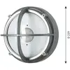 Louis Poulsen LED-Außenwandlampe Skot, alu/klar, IP66