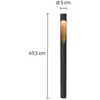 Louis Poulsen Wegeleuchte Flindt, 930 schwarz 70 cm Fuß 24 V