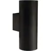 Außenwandleuchte Tin Maxi Double schwarz