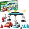 LEGO 10947 DUPLO Rennwagen Spielzeugautos, Spielzeug für Kleinkinder, ...