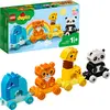LEGO DUPLO Mein erster Tierzug 10955 - 4 Baufiguren: Elefant, Tiger, G...