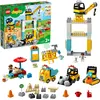 LEGO 10933 DUPLO Große Baustelle mit Licht und Ton, Fahrzeuge mit Push...