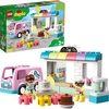 LEGO 10928 DUPLO Tortenbäckerei Spielset mit Café-Wagen, Kuchen und Cu...