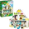 LEGO 10929 DUPLO Unser Wohnhaus 3-in-1 Set, Puppenhaus für Mädchen und...