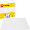 LEGO 11010 Classic Weiße Bauplatte 25 cm x 25 cm für Winter-Sets, Grun...