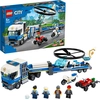 LEGO 60244 City Polizeihubschrauber-Transport, Bauset mit LKW, Quad un...