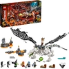 LEGO 71721 NINJAGO Drache des Totenkopfmagiers, 2-in-1 Bauset und Bret...