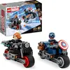 LEGO 76260 Marvel Captain America & Black Widow Motorräder, Avengers: ...