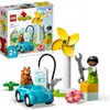 LEGO 10985 DUPLO Town Windrad und Elektroauto, Spielzeugauto-Lernspiel...