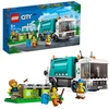 LEGO 60386 City Müllabfuhr, Müllwagen Spielzeug mit Mülltonnen für Kin...