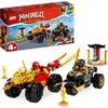 Lego Battle By Car And Motorcycle Of Kai And Ras Bauspiel 103 Stücke