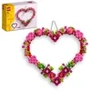 Bausatz Dekoration Herzform Icons Lego 14,1x6,1x19,1 cm
