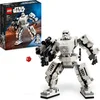 LEGO 75370 Star Wars Sturmtruppler Mech Set, Baubares Actionfigur-Mode...