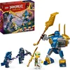 LEGO NINJAGO Jay Battle Mech, Ninja-Spielzeug für Kinder mit Figuren i...