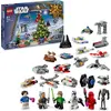 LEGO Star Wars Adventskalender 2024, 18 Mini-Modelle und 6 Charaktere ...