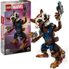 LEGO Marvel Rocket & Baby Groot, baubares Superhelden-Spielzeug für Ki...