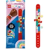 LEGO 41953 DOTS Regenbogen Armband mit Anhängern, DIY Bastelset