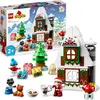 LEGO 10976 DUPLO Lebkuchenhaus mit Weihnachtsmann Figur, Weihnachtshau...