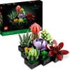 LEGO Icons Sukkulenten Künstliche Blumen Set für Erwachsene, Blumenstr...