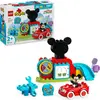 LEGO DUPLO | Disney Mickys Clubhaus und Auto - Lernspielzeug für Vorsc...
