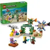 LEGO Minecraft Unterwasser-Abenteuer - Ozean Spielzeug mit 7 Figuren i...