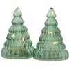 Sirius, Weihnachtsbeleuchtung, LED-Baum Lucy, 2er Set, Grün, 9 cm