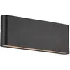 Nordlux LED Wandleuchte Kinver in Schwarz 10W 990lm IP54