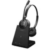 Jabra Engage 45 SE Stereo Headset On-Ear, kabellos, DECT, Schwarz