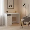 Schreibtisch - Weiß 110x49 h76h cm