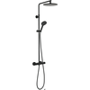 Damixa Damxia Silhouet Thermostat Duschsystem mit Umstellung, Mattschw...