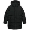 Damen lange Steppjacke mit Kapuze Superdry M