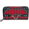 Banned Apparel Geldbörse Damen Red Tartan Wallet schwarz/rot Standard