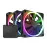 NZXT F120 RGB schwarz | 3er-Pack 120mm Gehäuselüfter