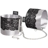 Handfessel  Play Nice Satin & Lace Wrist Cuffs , verstellbar