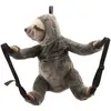 The Puppet Company Rucksack Faultier Tier für Kinder - weicher Plüschr...