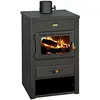 PRITY K12, Freistehender Holzofen mit Sichtscheibe, 10,4 kW, , Ø 130 m...