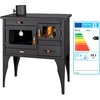 - Holzofen PRITY 1P34L 10,1 kW mit Backofen & Metallplatte Kaminofen L...