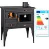 - Holzofen PRITY 1P34L 10,1 kW mit Backofen & Metallplatte Kaminofen